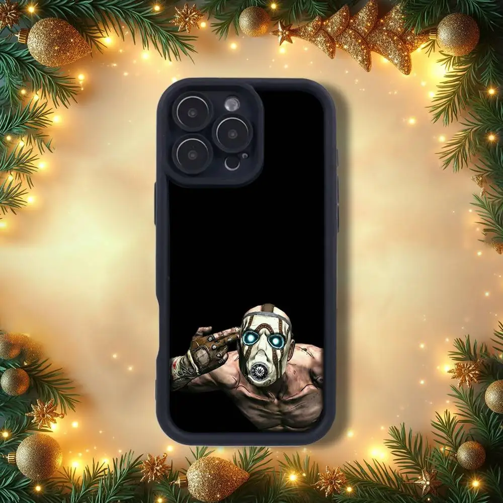 B-Borderlands C-Claptrap  Phone Case For iPhone 14,12,17,15,11,13,16,Pro,E,Plus,Max,Air,SE4 Soft Silicone Shockproof emery Back