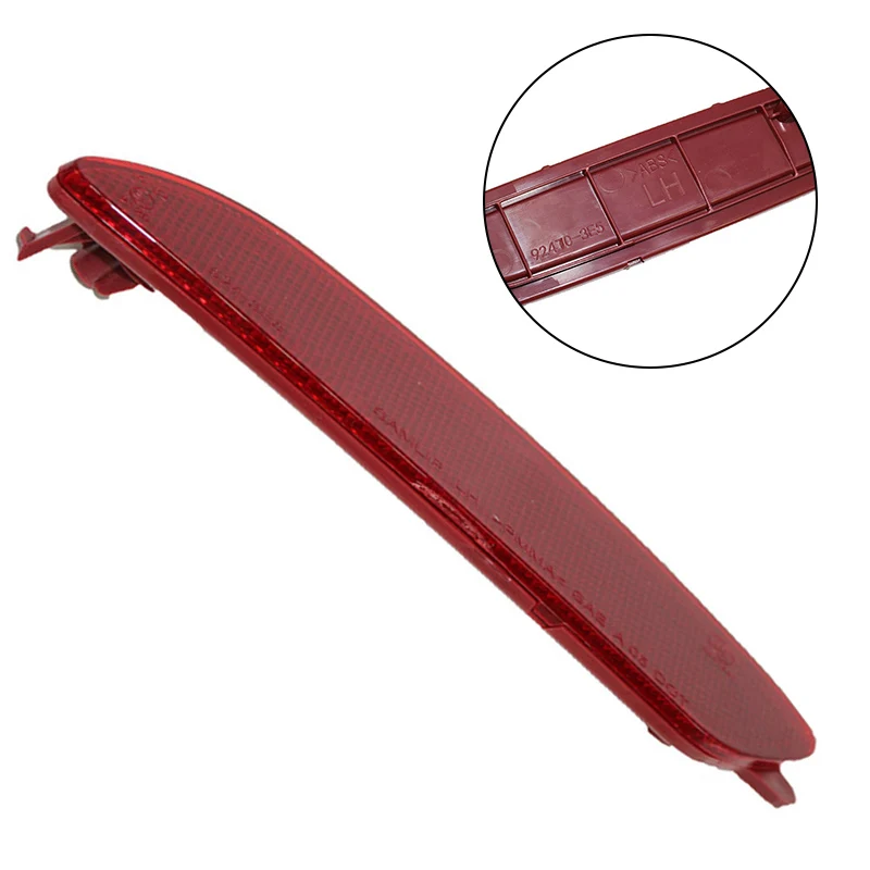 

Automotive Parts Bumper Reflector Auto Repair Vehicle Maintenance As Shown 1 Piece Easy Installation Placement Rear Left