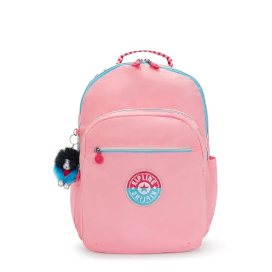 

Рюкзак Kipling Seoul Extra Large FC 17 для ноутбука, женский, прочный, вместительный, с мягкими лямками и встроенным защитным чехлом