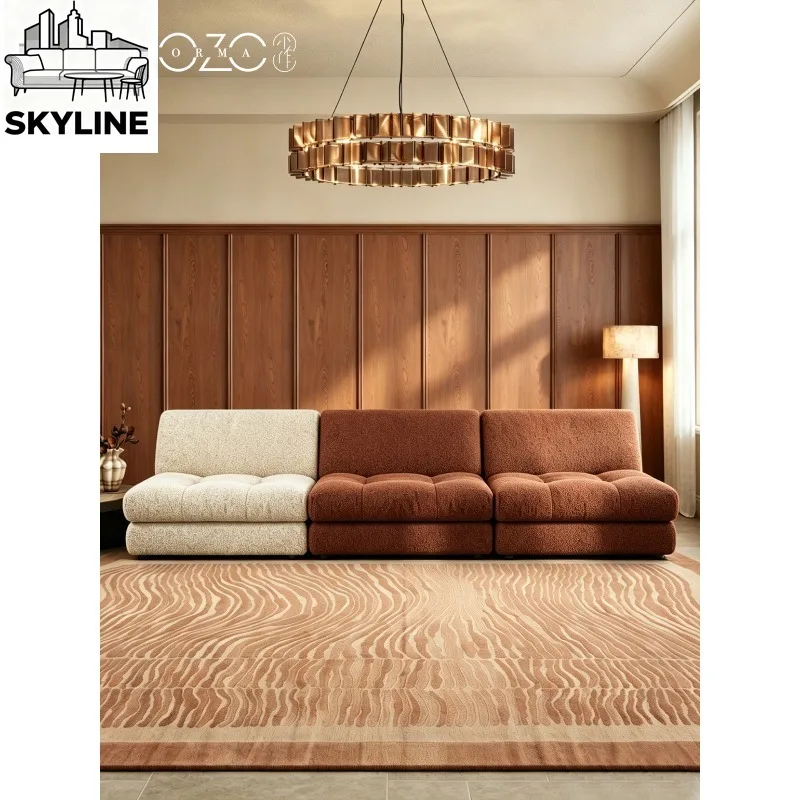 Modern Color Matching Modular Fabric Sofa, Removable Washable Combination Couch for Living Room