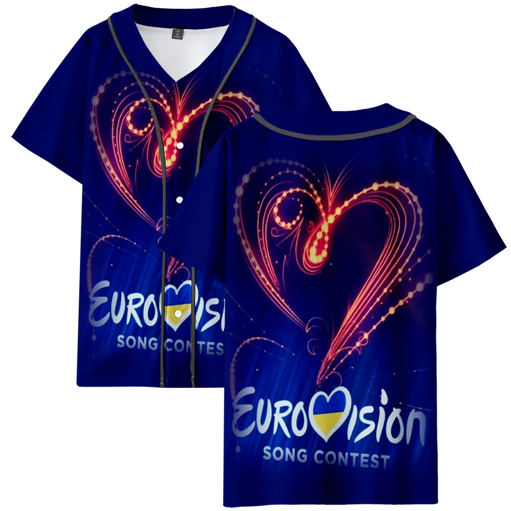 

Новинка 2023 г., футболки loreen с принтом соревнований песни EUROVISION, повседневные футболки с коротким рукавом, футболки в стиле поп