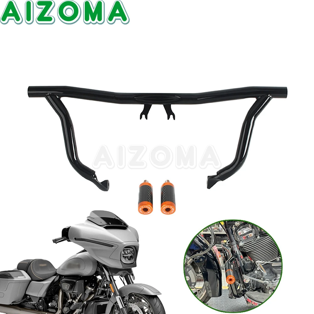 

Motorcycle Engine Guard Crash Bar For Harley Touring Electra Glide Highway King FLHFB Standard FLHT Ultra Classic FLHTCU FLHTCUL