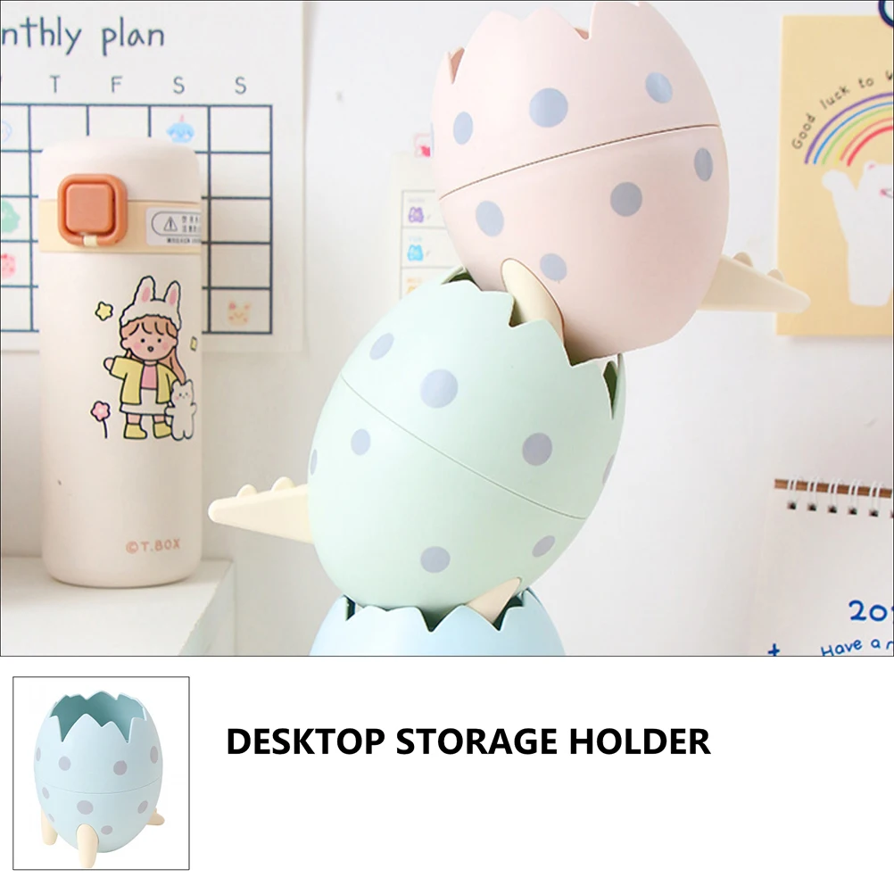 

Dinosaur Egg Pen Holder Desk Organizer Made of PP Material Premium Quality Cute Dinosaur Egg Shaped Design Non Toxic