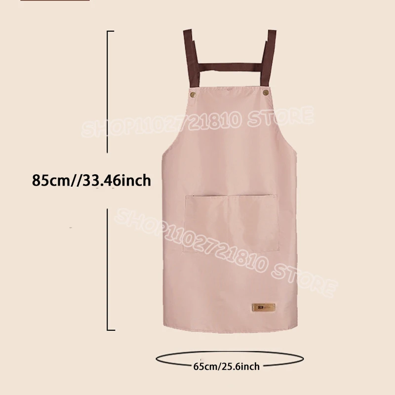 BT21 Apron Kawaii Anime COOKY TATA RJ Home Coffee Baking Restaurant Aprons Waterproof Oil Resistant Sleeveless Pinafore Gifts - Detail 1