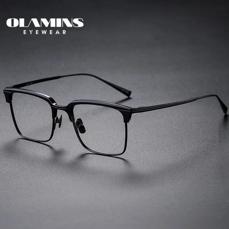 

OLAMINS​ Hot Sale Designer Eyewear Famous Brands Eyeglasses Frames Big Oversized Luxury Optical Frame Waldorf