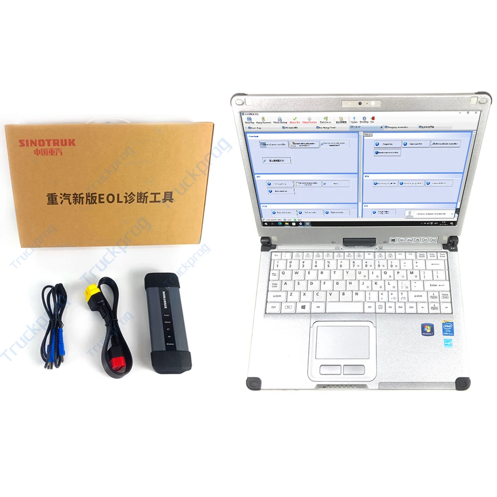 

C2 Laptop Diesel Engine SINOTRUK Sitrak for Weichai Diagsmart Cnhtc Chinese heavy duty Truck Sinotruck EOL Diagnostic tool