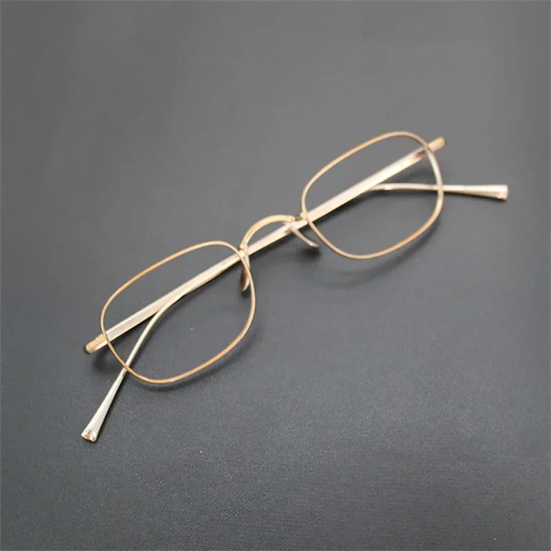 

Japanese Square Eyewear Handmade Lightweight Men Glasses Small Frame for women Blue Blocking Eyewear Men Eyeglasses Titanium
