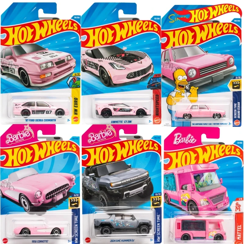 

Hot Wheels 1/64 Diecast Alloy Car Model Barbie Hummer Benz Bmw Toyota Tacoma C4982 Collectible Vehicle Toy Birthday Boy Gift