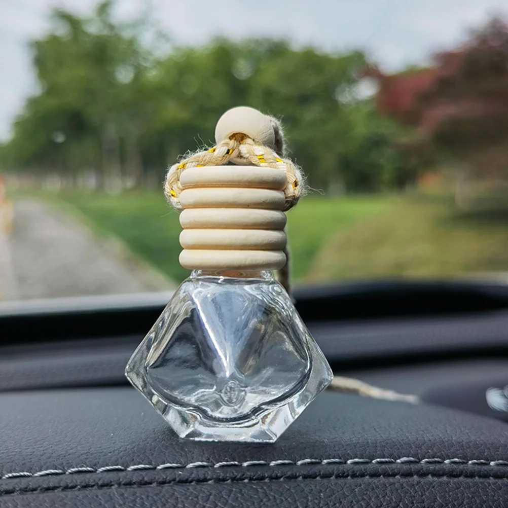 10 Pcs Perfumes Bottle Pendant Car Interior Ornament Hanging Mini Glass Refillable Air Fresher Miss