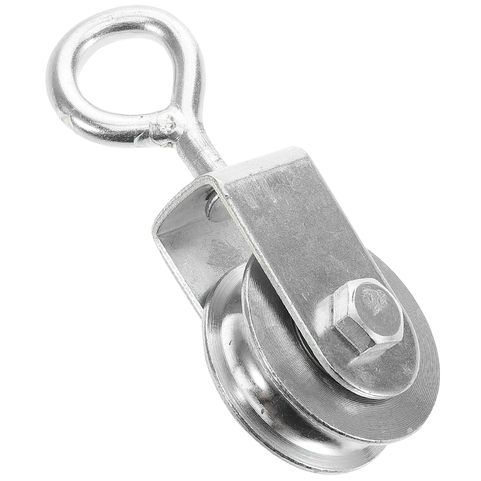 

Heavy Duty Pulley System 300kg Cable Pulley Kit Fixed Wheel Wire Rope Smooth Bearing Clothesline Block