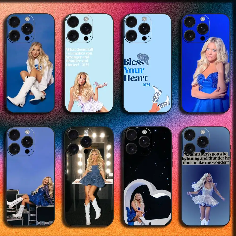 

Singer M-Megan Bless Your Heart Phone Case For iPhone 17,16,15,14,13,12,11,Pro,Max,Plus,E,SE4,Air,Mini Black Cover