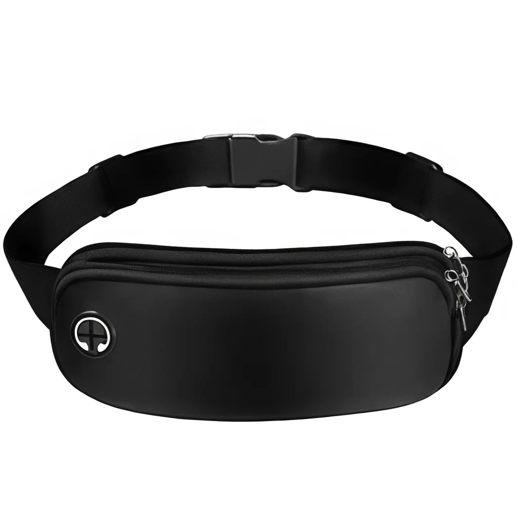 Cinto de Corrida, Cinto Esportivo com Bolso com Zíper - Bolsa para Celular que Não Balança para Homens e Mulheres, para Fitness e Treino na Academia