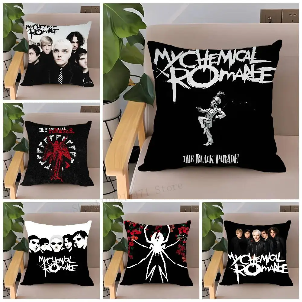 M-My C-Chemical RomanceS Pillow Case Home Decor Throw For Sofa Bed Car Room Decor Gift Idea