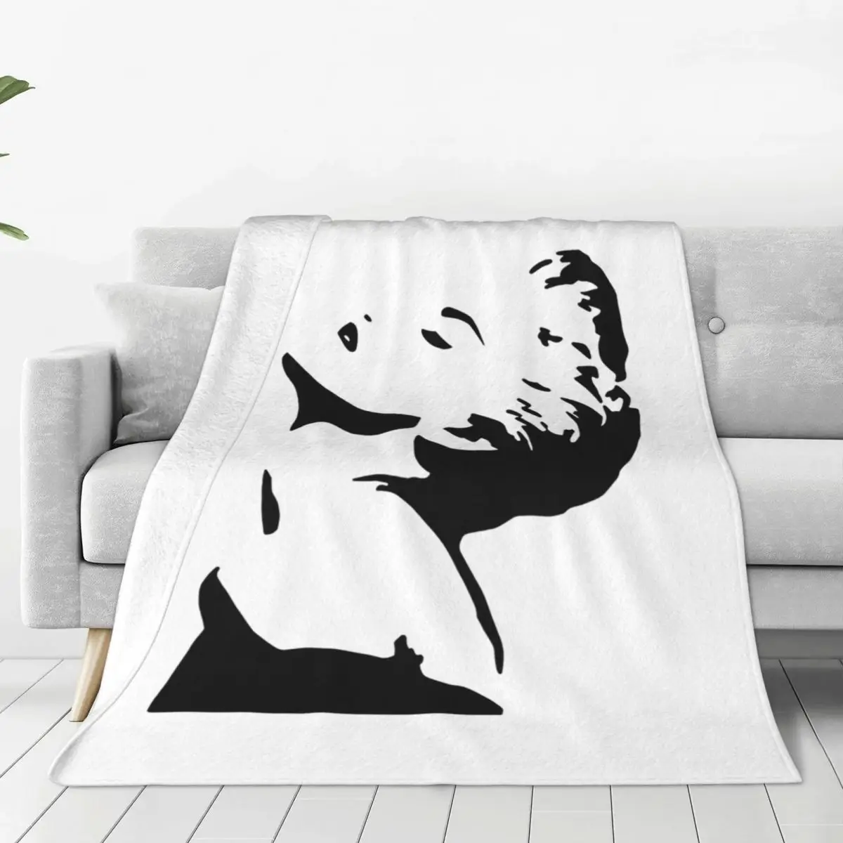 Madonna True Blue Cover Album Classic Blanket Fleece Soft Sofa Throw Blankets For Couch Bedding Office Throws Bedspread Quilt