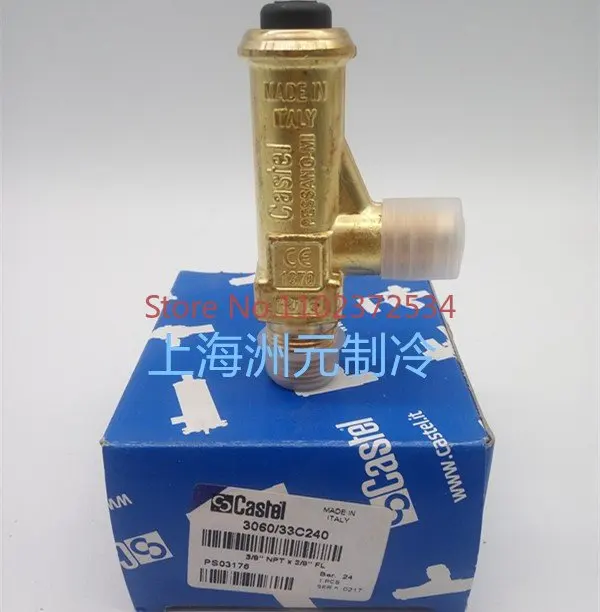 CASTEL safety valve Air conditioning cold storage unit safety valve 3060/23/33 3060/34C240