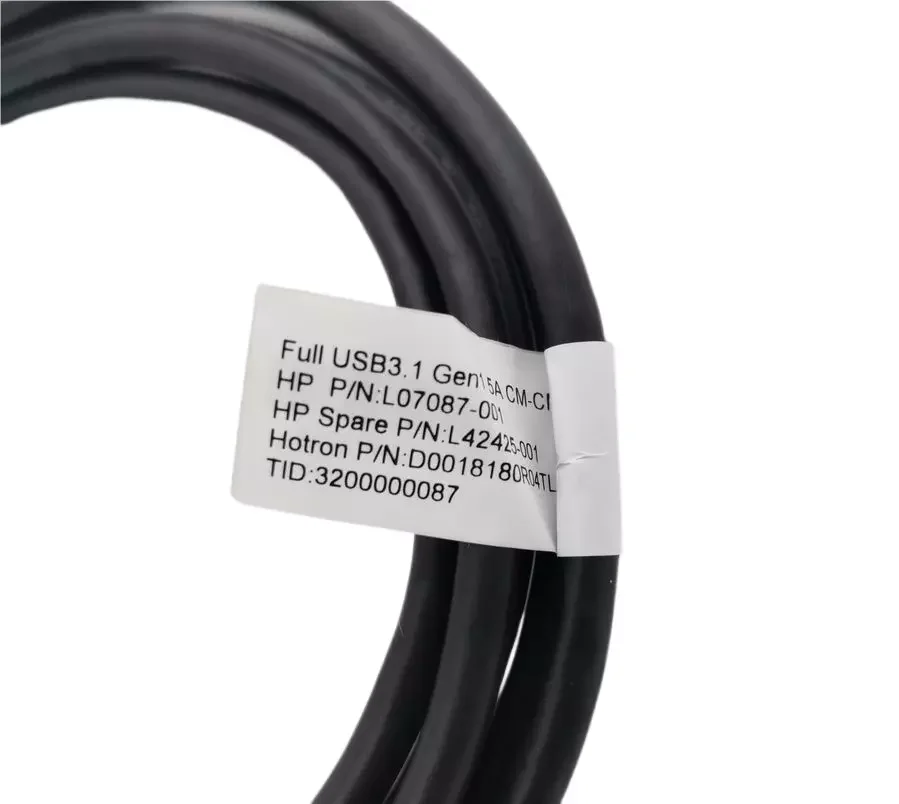 USB C 3.1 Gen 1 كابل 1.8 متر 20 فولت/5A L07087-001 لشاشة HP Hotron M24 M24FD