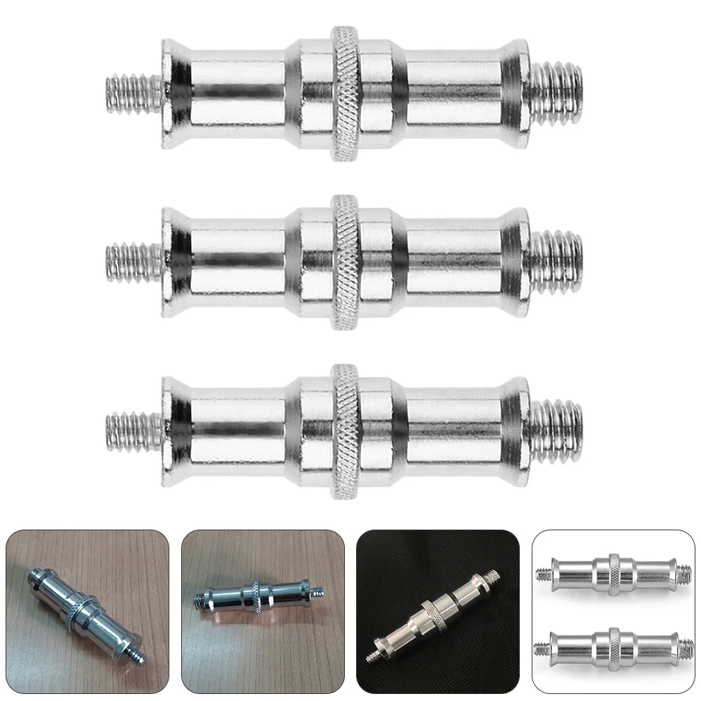 

3 Pcs SLR Camera Transfer Screw Adapter Universal Aluminum Alloy Flash Light Stand