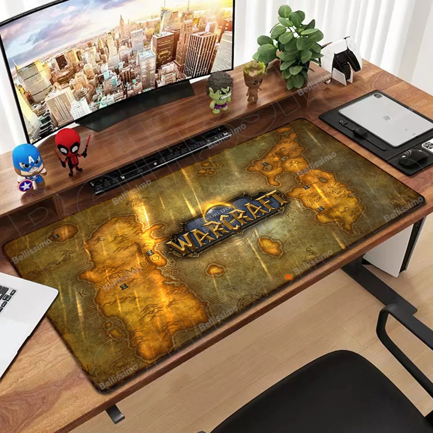World Of Warcraft 90x40 Large Gaming Mouse Pad Game Desk Play Pad for Csgo Natural Rubber Mat Grande Gamer Xxl Computer Mousepad #2