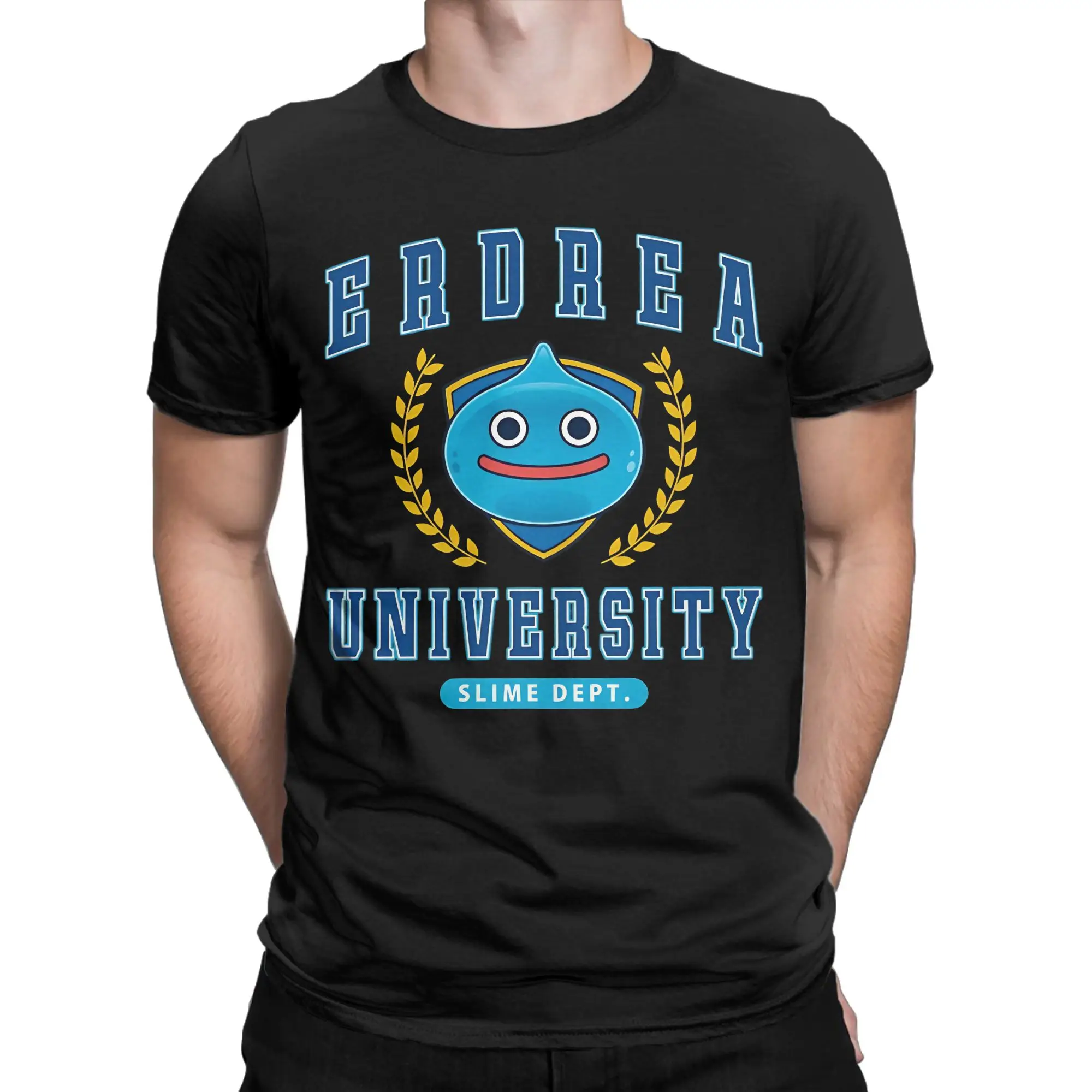 Men Women Print Dragon Quest slime T Shirt Tee Cotton  T-shirts Clothing