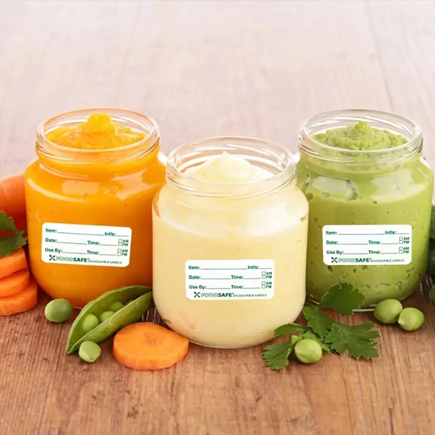 Etiquetas de alimentos para congelador extraíbles y fáciles de quitar para Catering, fecha de comida, 1 rollo de 250 etiquetas de almacenamiento, pegatina de fecha de seguridad alimentaria para