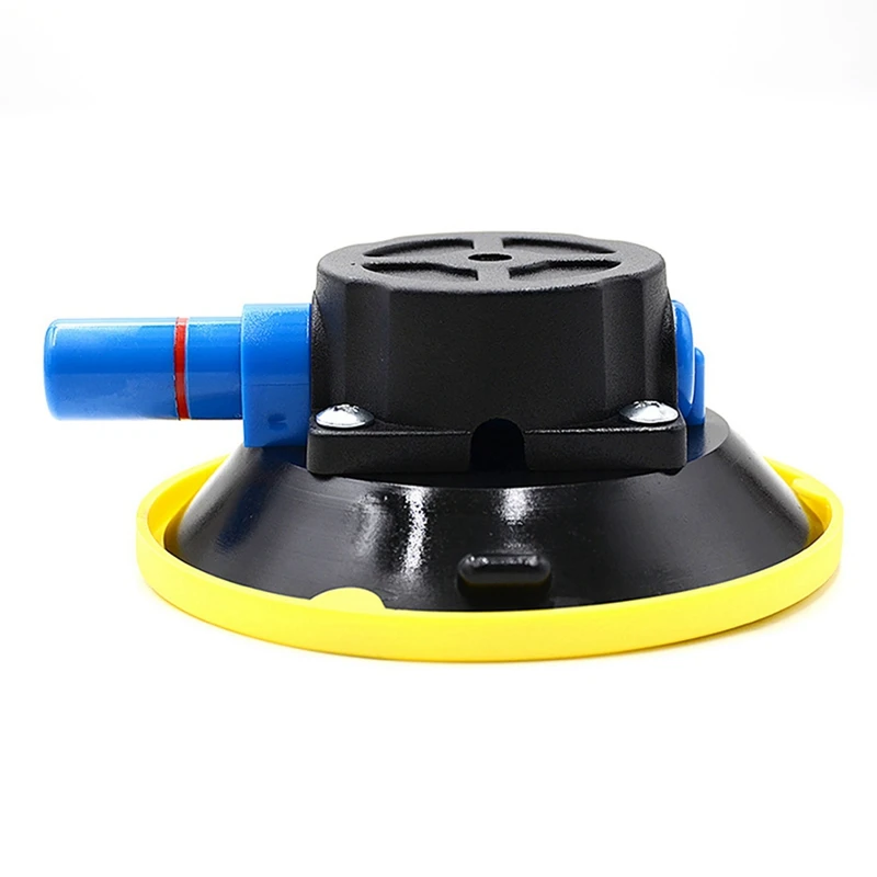 3X 4.5Inch 125Mm Concave Vacuum Cup Heavy Duty Hand Pump Suction Cup With M6 Threaded Stud For Cars