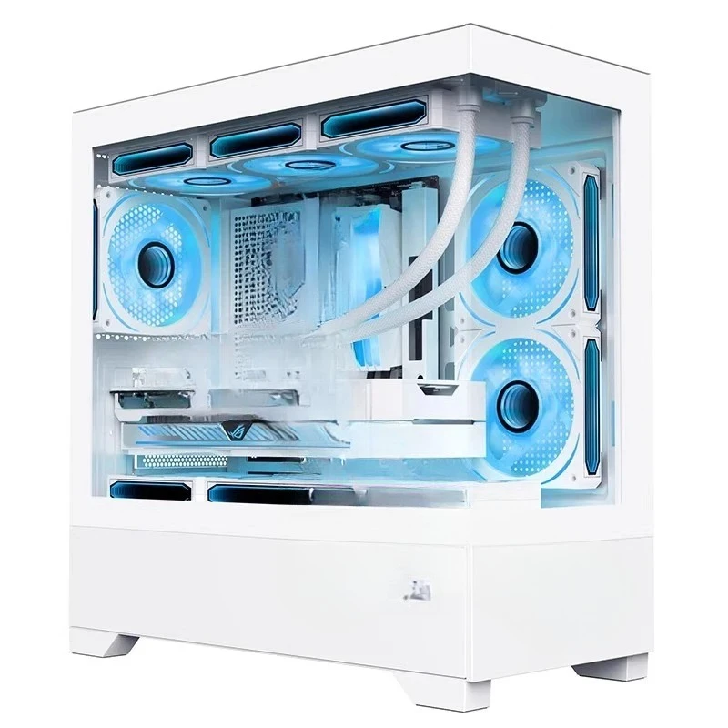 I5/i7 desktop Assembly Game Design Computer Host Water-Cooled High-End 4070S Single Display Machine