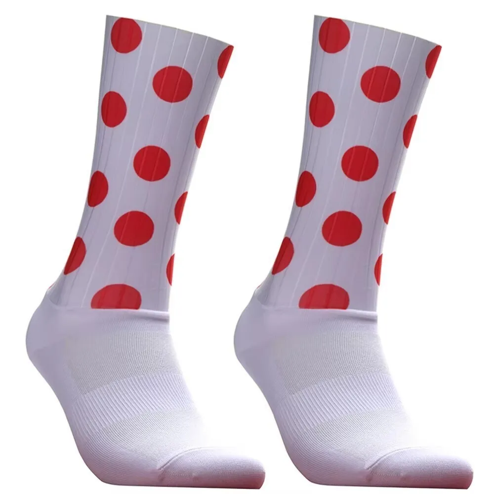 Slip Seamless New Socks Anti Integral Moulding Cycling High-tech Bike Sock Compression Bicycle Outdoor Running Sport Socks 2024