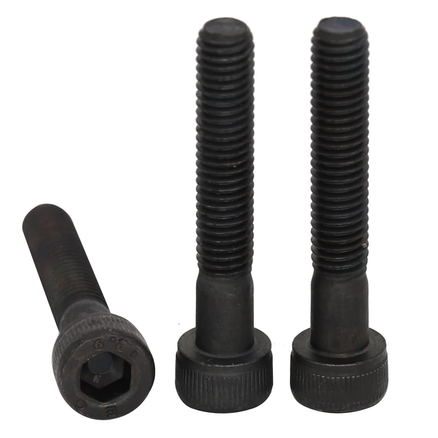 M10 M12 M14 M16 12.9 Grade Carbon Steel Full Thread DIN912 Cap Cup Allen Head Bolt Hexagonal Socket Screw