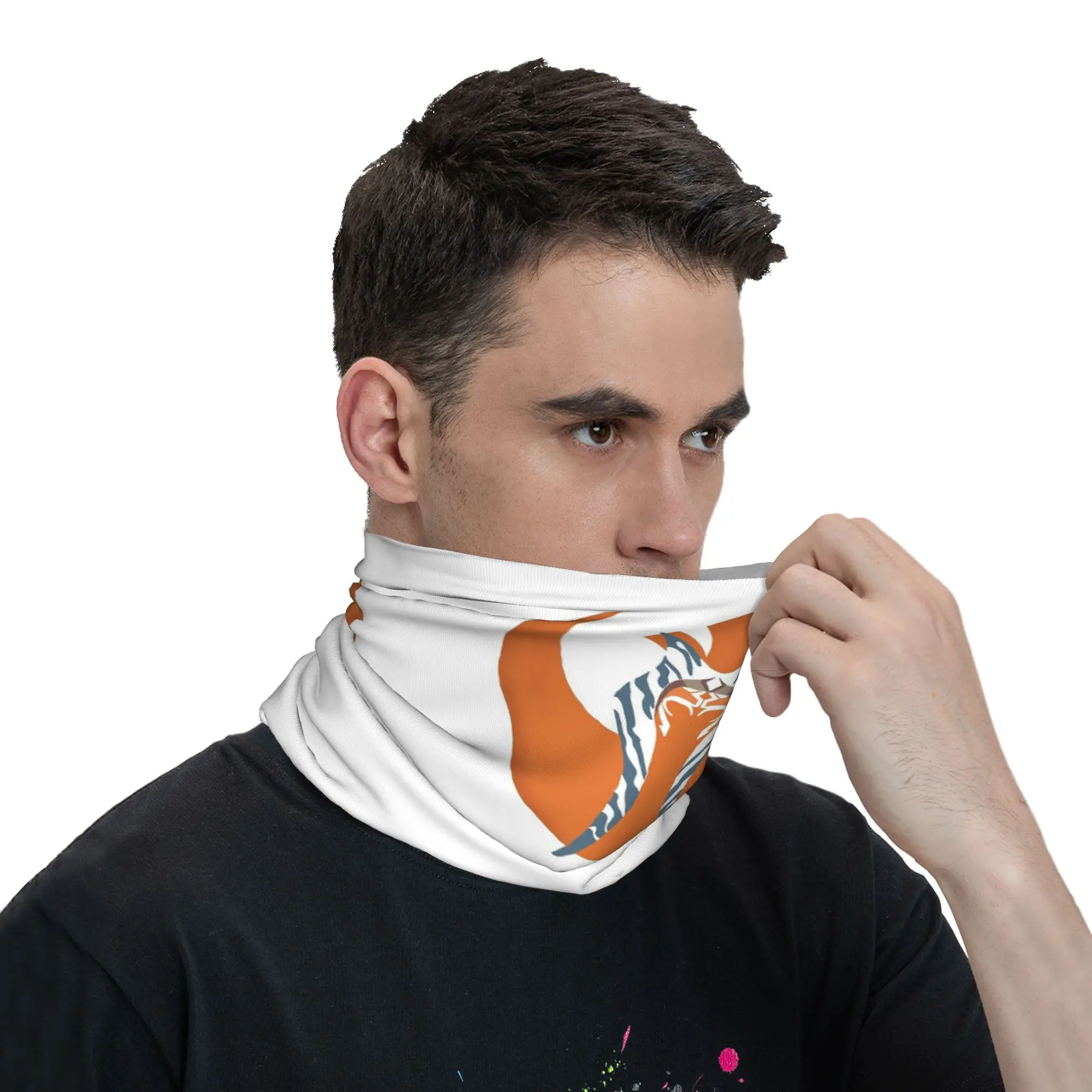 Ahsoka Bandana Halsbeenkap Gedrukt Wikkelsjaal Warme hoofddeksels Buitensporten Voor Heren Dames Volwassen Ademend