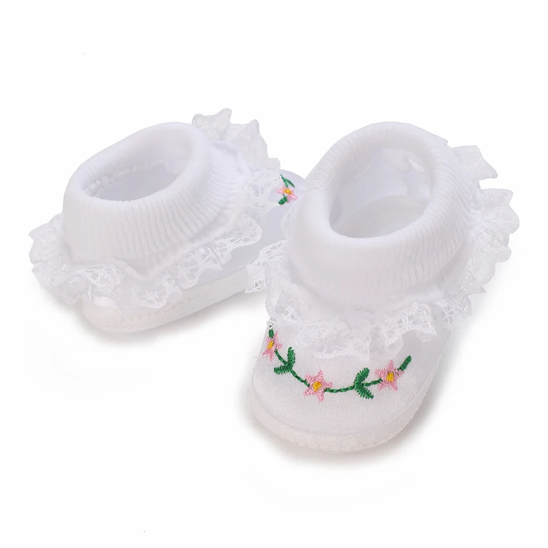 New Velcro Baby Shoes Comfortable Soft Bottom Princess Shoes 0-5 Months Baby Step Shoes