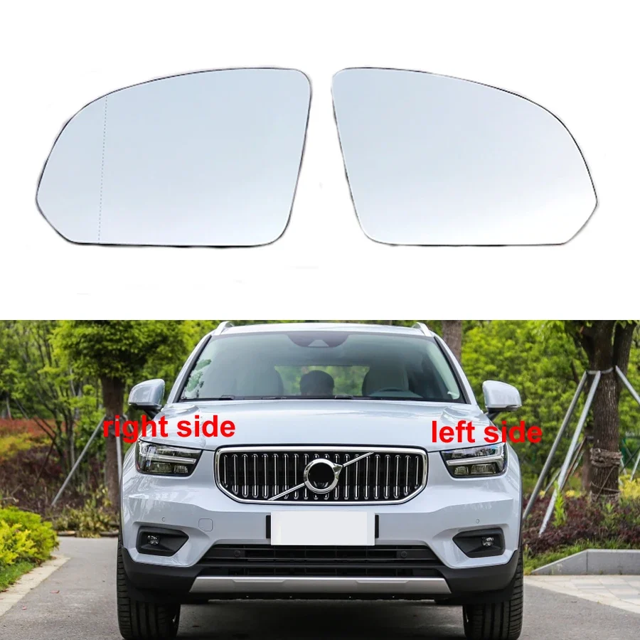 

For Volvo XC40 2020 2021 2022 Replace Outer Rearview Side Mirrors Lens Door Wing Rear View Mirror Glass with Heating