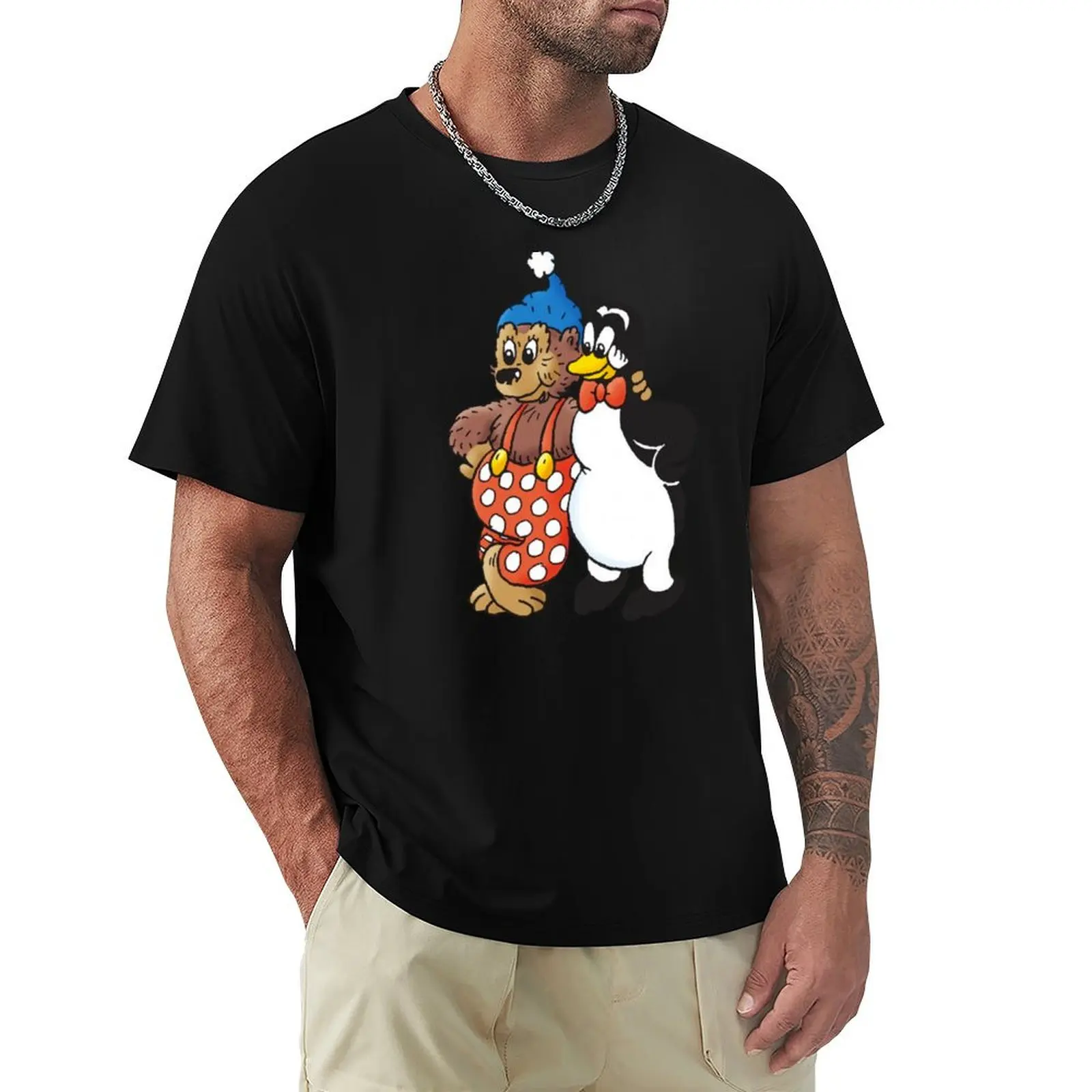 Camiseta Rasmus Klump, camiseta informal holgada para uso diario