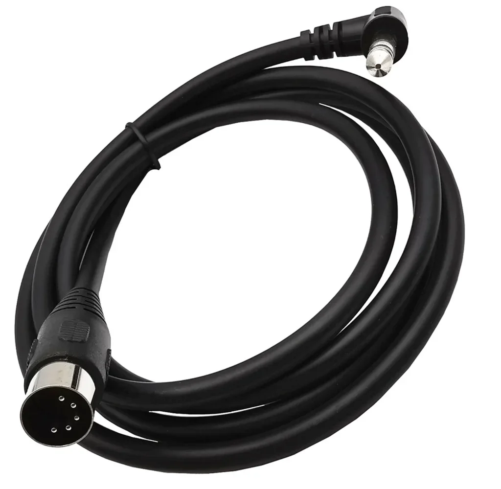 MIDI Din 5Pin Male & Female To Monoprice 6.35mm 6.35 (1/4 Inch) Male TRS Stereo Audio Cable DIN 5PIN Plug Cord 1.5m 0.2m