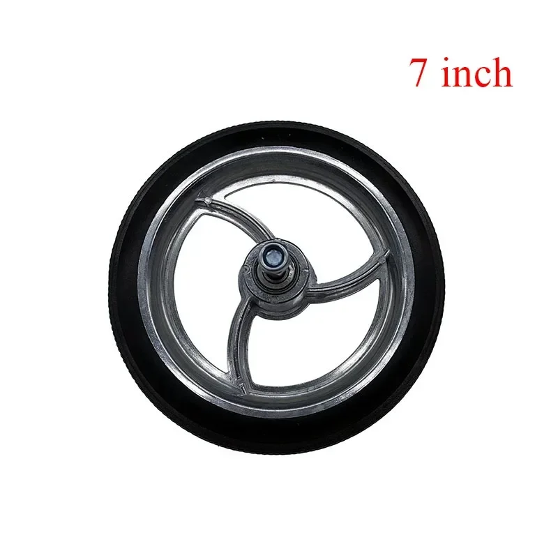 7 Inch Wheelchair Front Wheel  Rubber Noiseless Four Holes Medical  Wheelchair Accessories