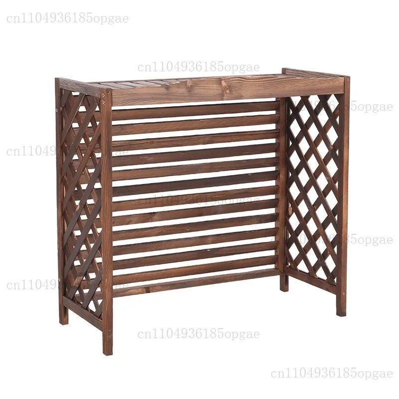 Plastic Wood Air Conditioning Outside Machine Rack Rack Wood Balcony Air Conditioning Rack Wood Cover
