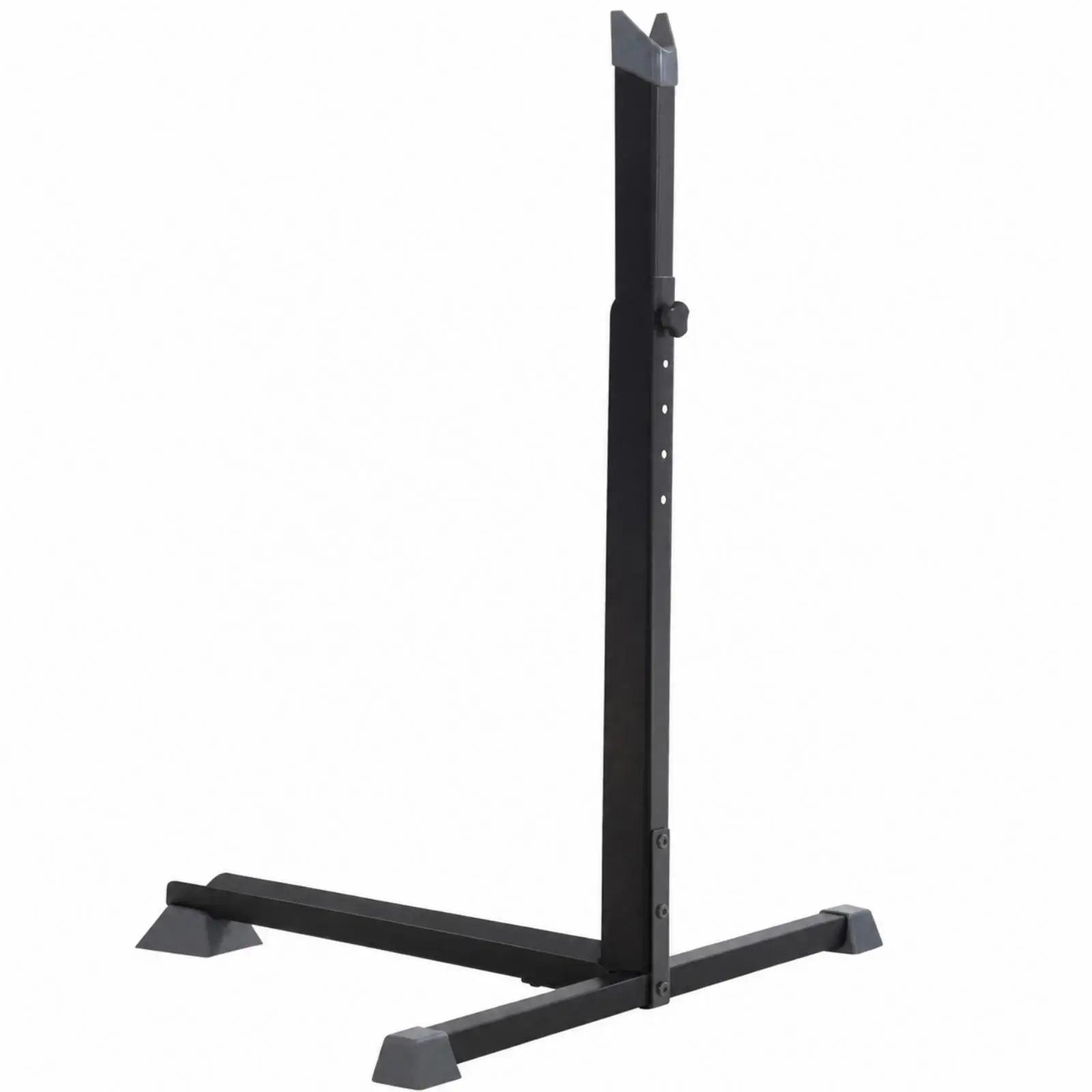 Indoor Bicycle Display Stand with Locking Height Adjustment and Cushioned Cradle for Secure Storage of Your Cycle at Home