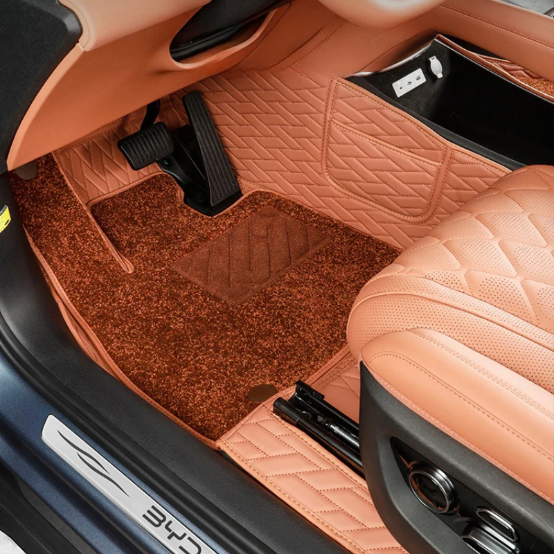 For BYD Sea Lion 07 EV 2024 2025 Fully Coverage Custom Floor Mat Car Interior Double-layer Carpet Protective Floor Mat Liners