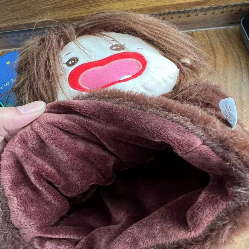 28 cm mignon et créatif mains chaudes 2D marionnette à main coiffure bricolage Super mignon tissu poupée comme cadeau pour l'histoire Parent-enfant Teachi