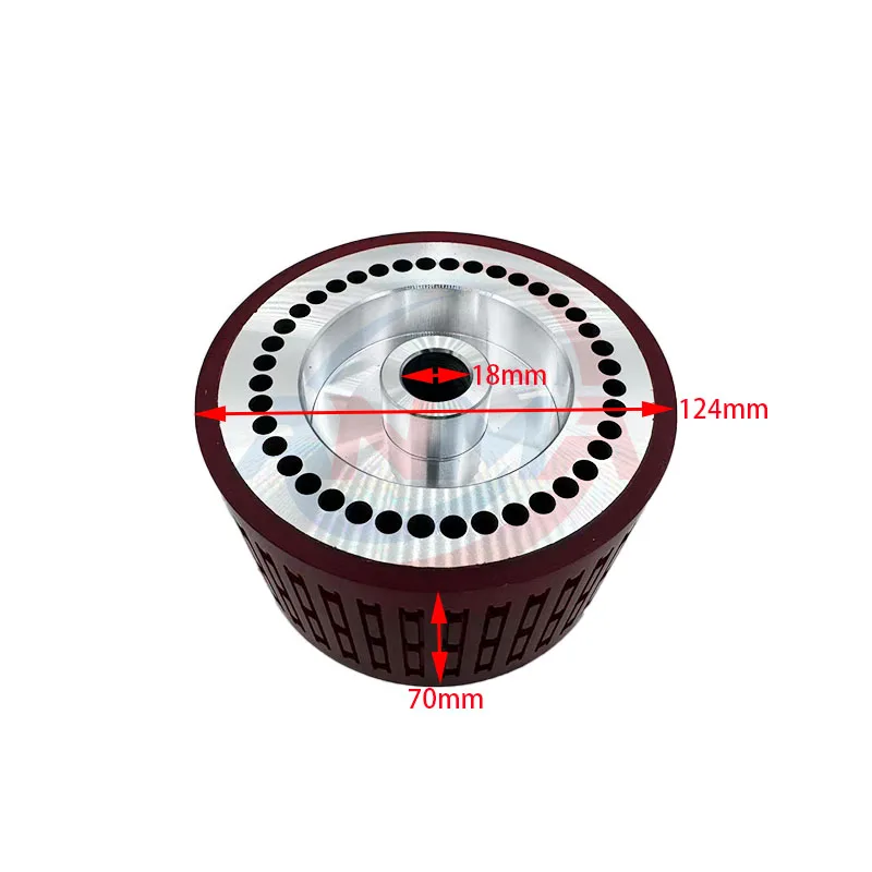 1 Piece 124x18x70mm Suction Wheel FH.10066561/02 233-029-01-00 For Stahl MBO Folding Machine Spare Parts