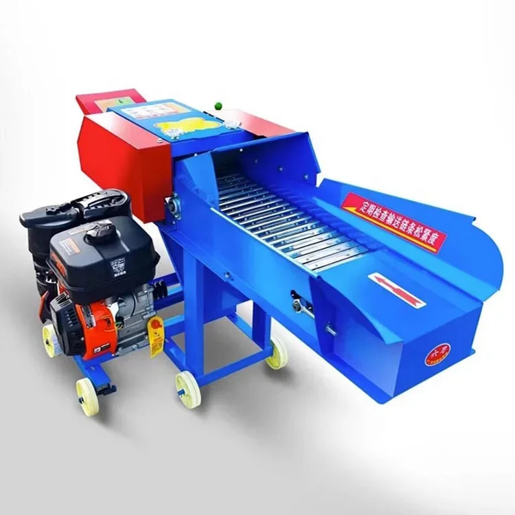 

Corn Silage Machine Sheep and Cattle Chaff Cutter Machine Gasoline Silage Crusher Feed processing machines