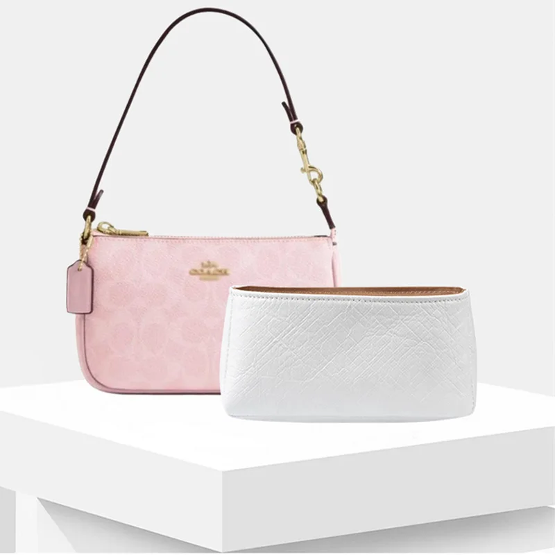 بطانة داخلية من ورق دوبونت مقاومة للماء مناسبة لحقيبة تخزين مستحضرات التجميل البيضاء Nolita 19 تحافظ على الشكل والأنيق #1