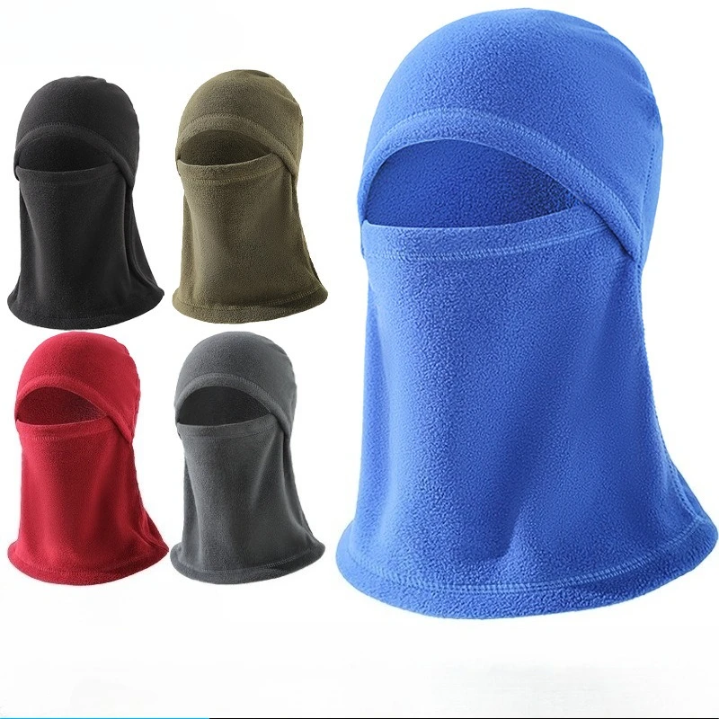 Winter Warm Outdoor Reiten Vollgesichtsmaske Abdeckungen Sturmhaube Fleece Motorrad Angeln Skifahren Gesichtsmaske Warme winddichte Abdeckung Hut