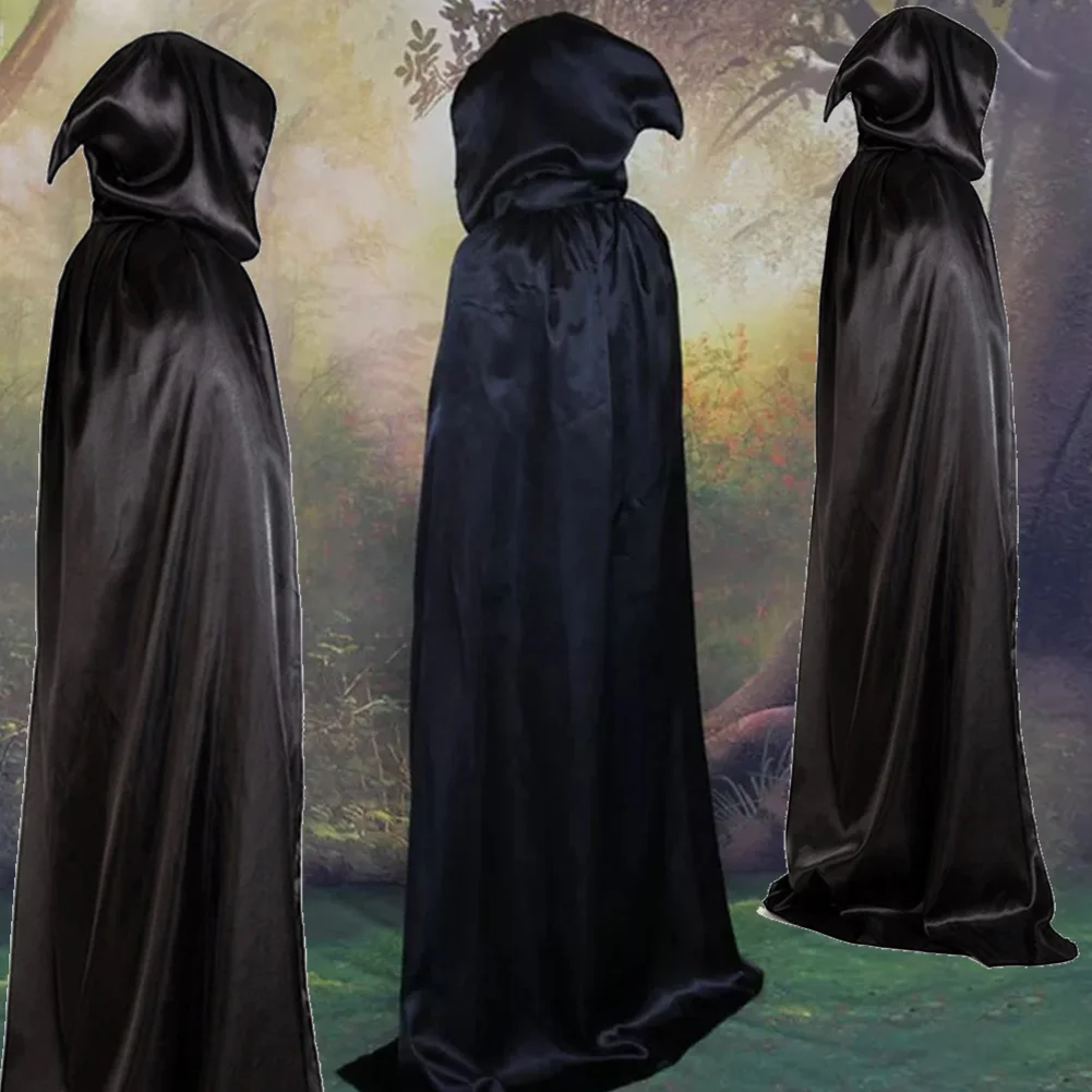 Cosplay Kostüme Frauen Männer Vampir Umhang lange Kapuze Dress Up Requisiten Performance Kostüm für Kinder Erwachsene für Halloween-Party