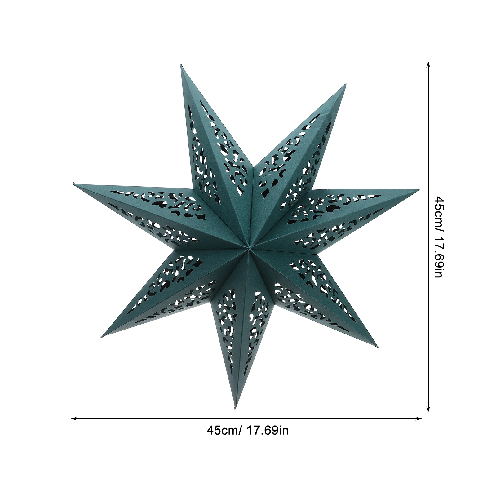 3 Stück Weihnachtsstern-Papierlaternen, faltbar, 3D-Origami-Lampenschirm für Urlaub, Hochzeit, Geburtstag, Dekoration, rotes Hängelicht