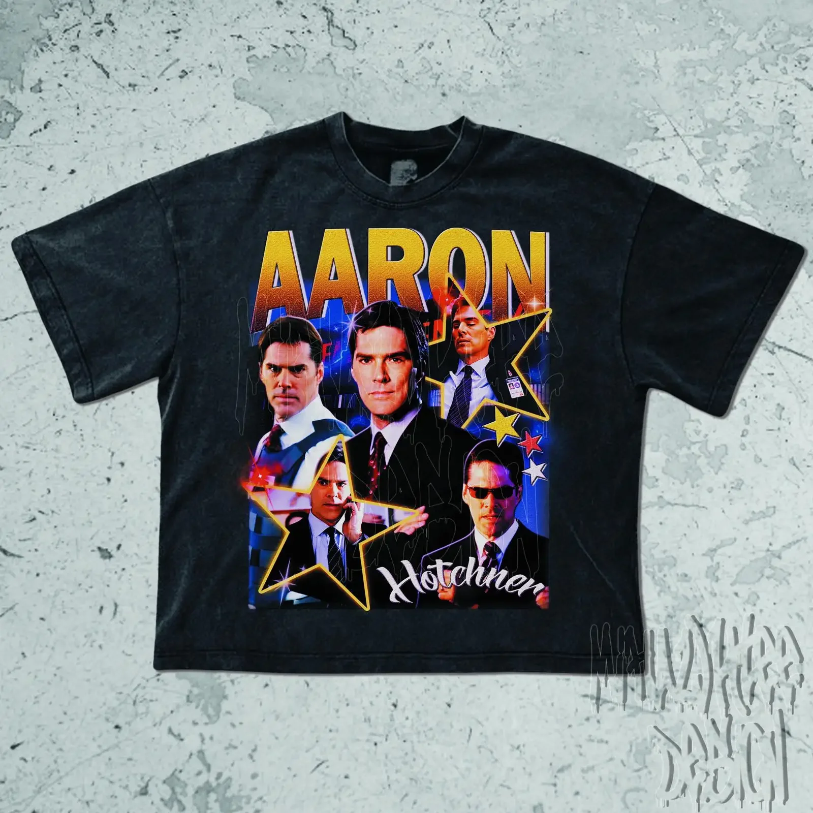 Vintage Aaron Hotchner Retro 90s 2000s Throwback T Shirt Y2K Aesthetic Criminal For Fans vintage Washed Slightly Comfortable
