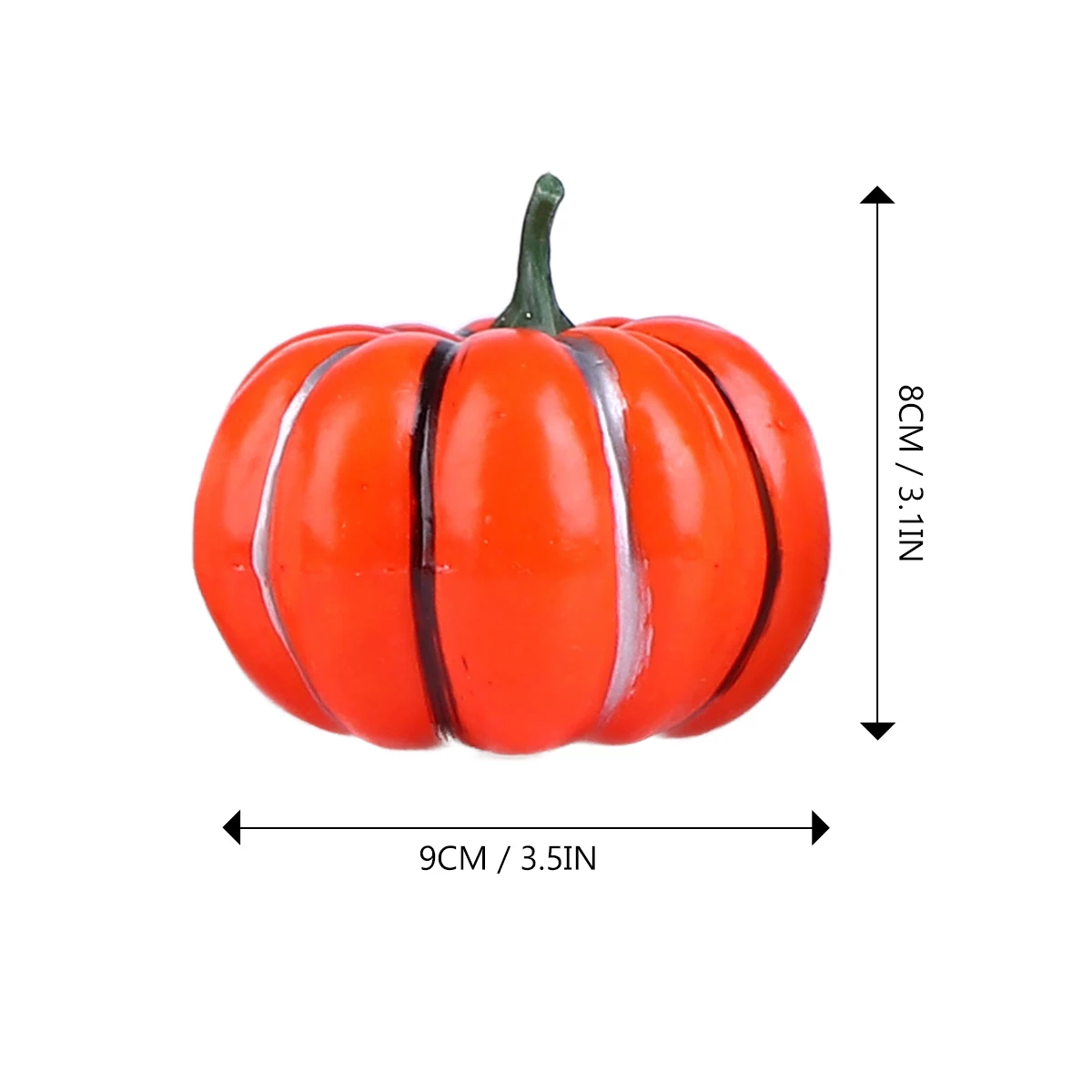 

10pcs Simulation Pumpkins Premium Lightweight Halloween Decor Creative Festive Adornments For Party Decoration