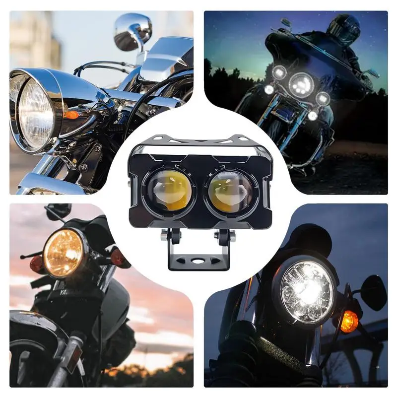 For Refer To Description LED Driving Spotlights Super Bright LED Driving Light Motorcycle Spotlight Offroad Auxiliary Fog Light