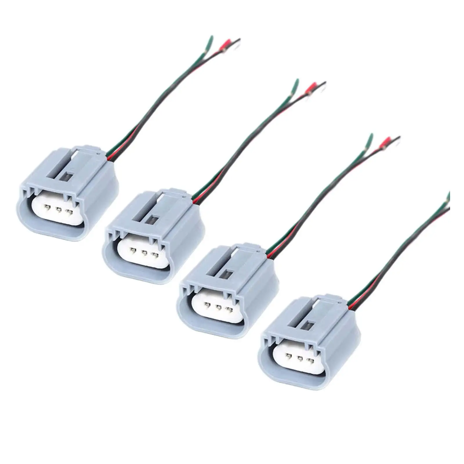 H13 Ceramic Headlight Adapter Plug ABS Prewired Socket Wire Harness for Headlights and Fog Lights