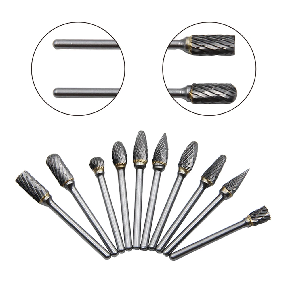Different Operations For Precision Work Hard Alloy Rotary File Carbide Rotary File High Accuracy Manual Measurement