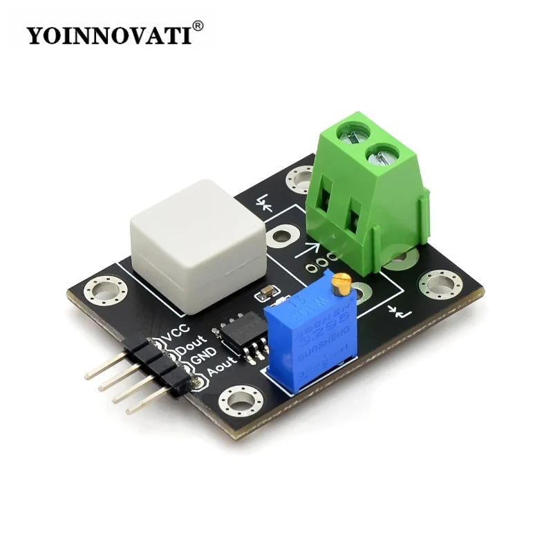 WCS2702 Hall Effect Current Sensor Module,0-2A,Analog and Digital Output,for Overcurrent/Short Circuit Protection,Load Detection